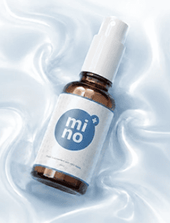 Mino+ Glucose Control spray bottle, close-up view